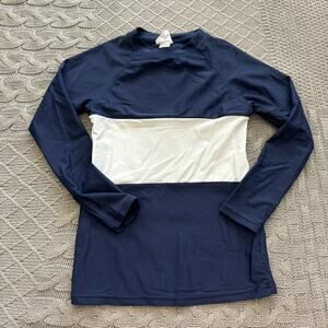 Shade Critters Palm Beach Blue & White Rash Guard ~ 7